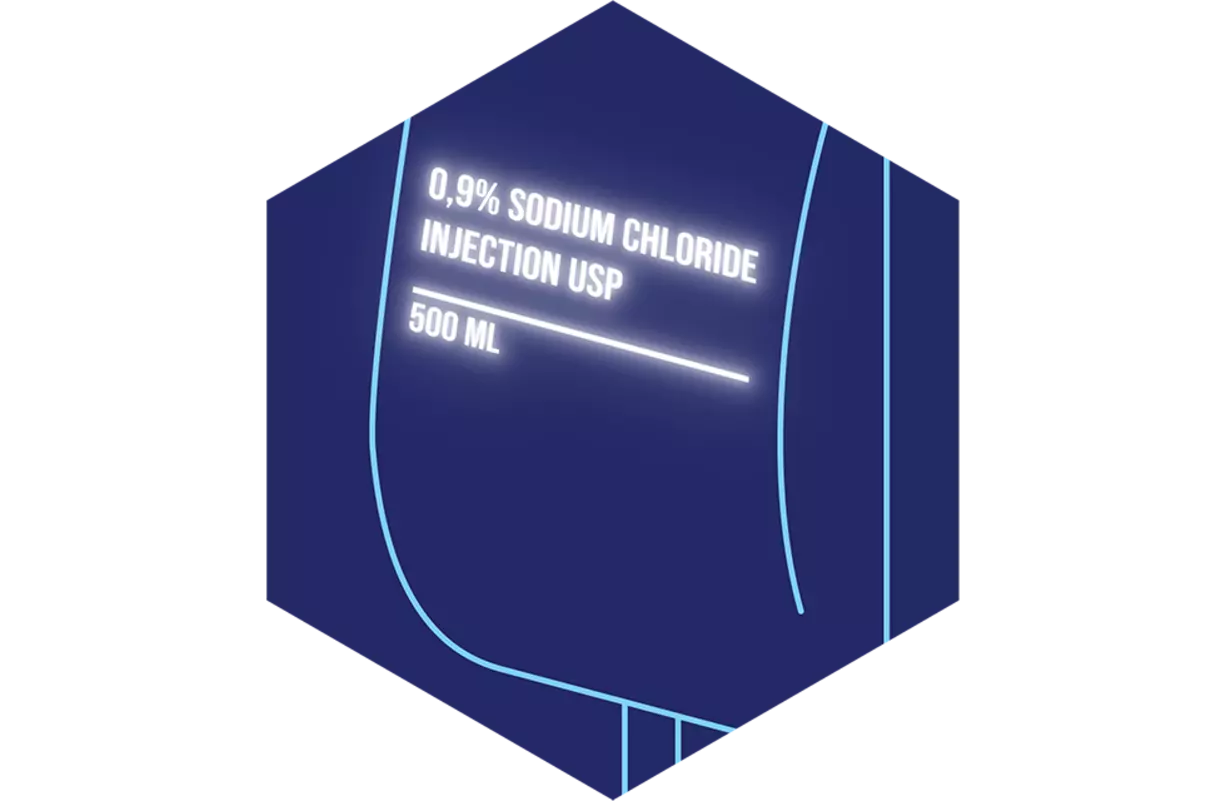 Accessibility in Healthcare: Hot Stamping & Thermotransfer by LEONHARD KURZ Infusion bag icon: Information printing on infusion bags with LEONHARD KURZ