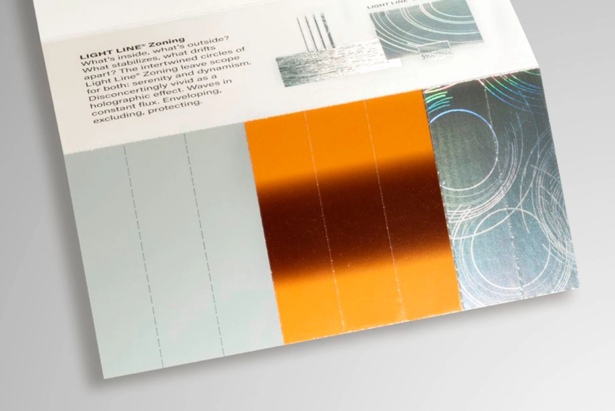 Surface Treatment: Aesthetic & Functional. We Advise You Color variety of embossing foils & metallizations by LEONHARD KURZ
