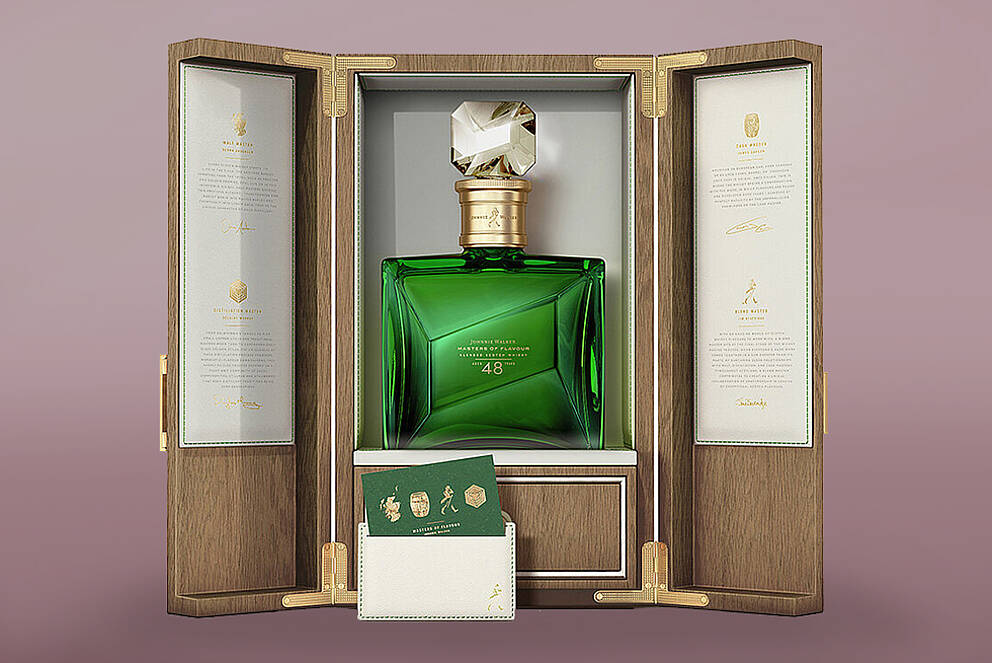Johnny Walker special edition: Captivating outer packaging & golden label
