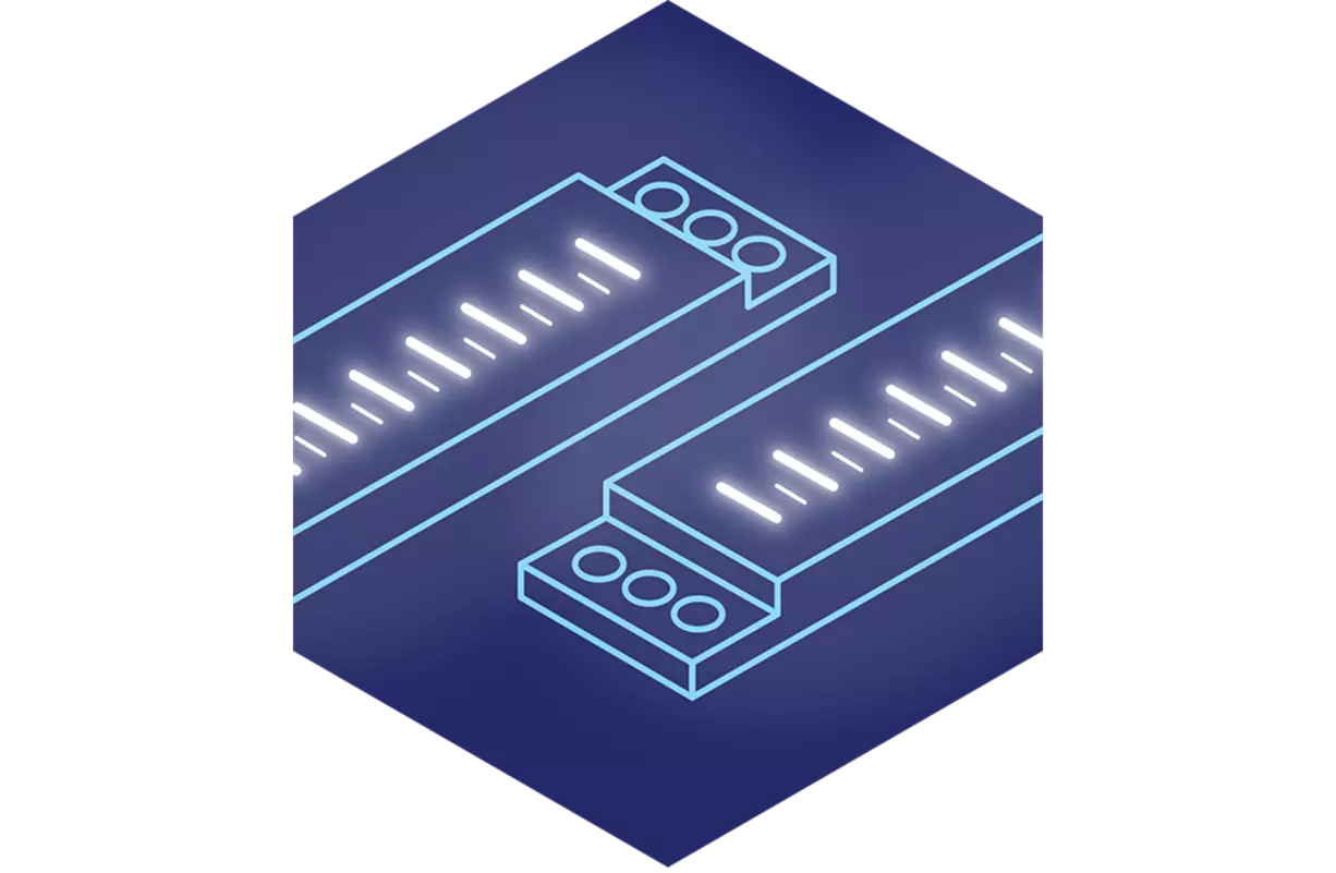 Robust, Durable Thermoprinting by KURZ for Authentication, Labeling & Marking Test strip icon: KURZ hot-stamping foils on slides