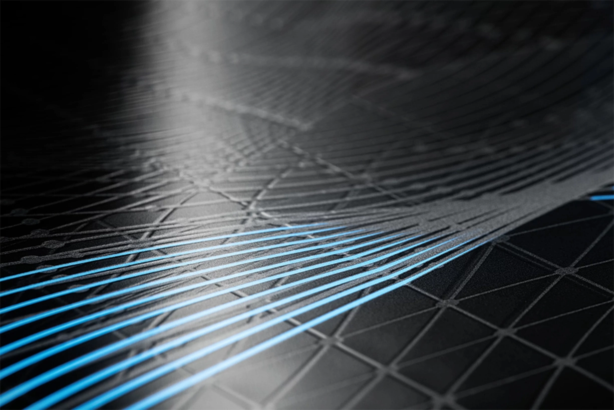 Smart Surfaces: Innovative Surface Enhancement with KURZ BIOFENSE® Textured surface with light elements & surface finishing for automotive