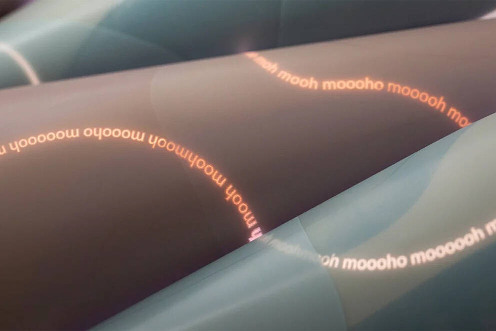 Injection molded parts with illuminated lettering by LEONHARD KURZ