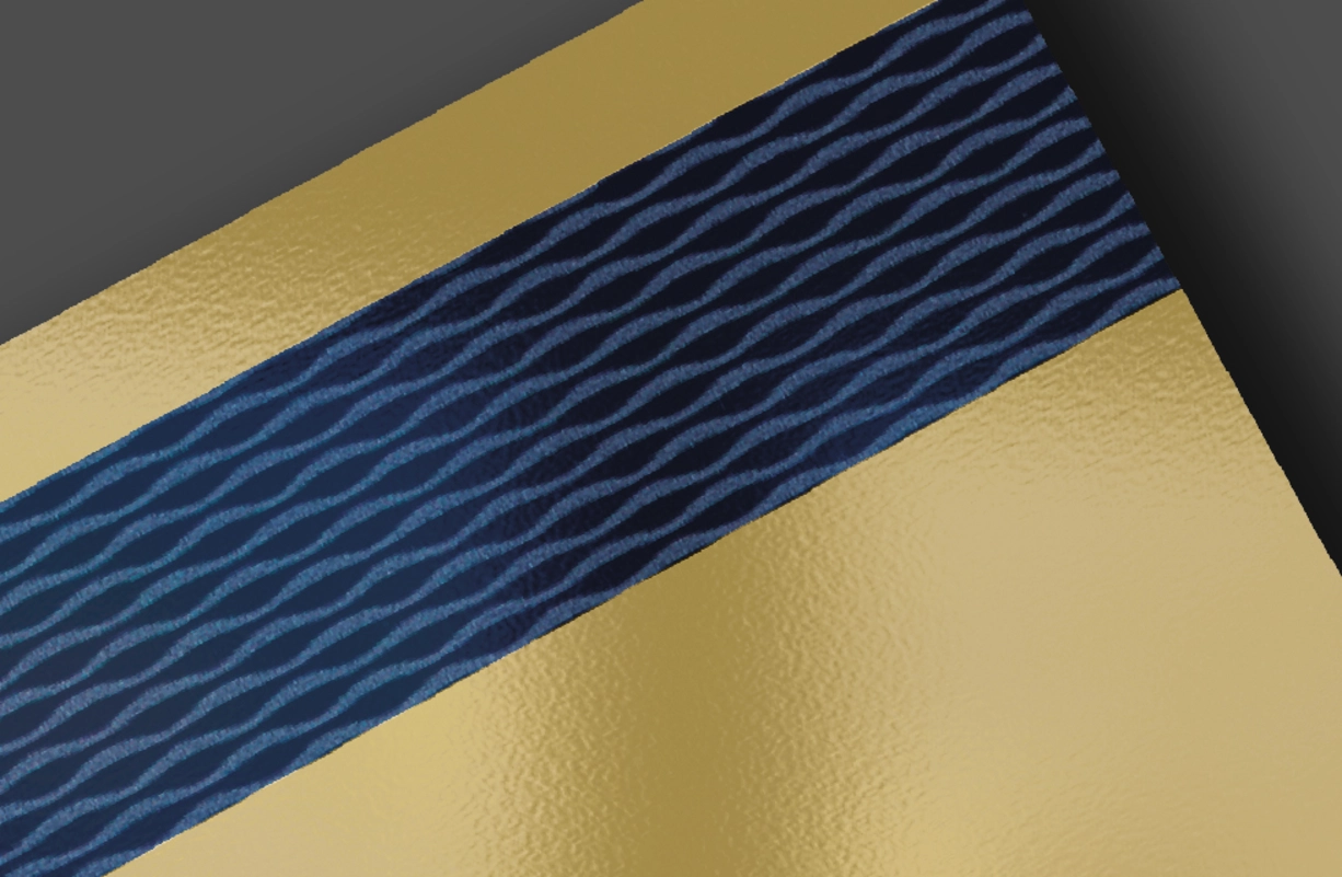 Security Coatings for Magnetic Stripe Cards with the Expert KURZ Gold bank card with magnetic stripe by LEONHARD KURZ