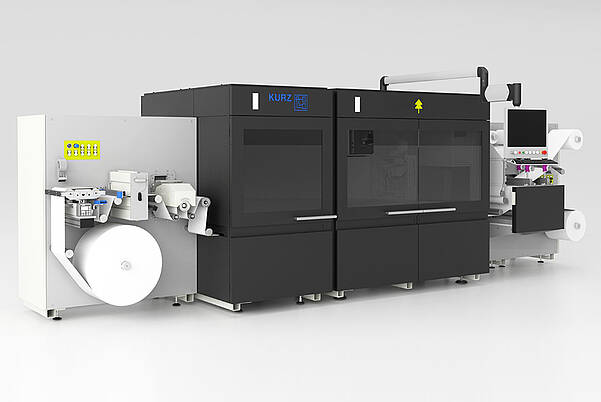 KURZ & Digital Printing for Flexible & Customized Packaging Solutions Inkjet digital printing machine from the KURZ Group